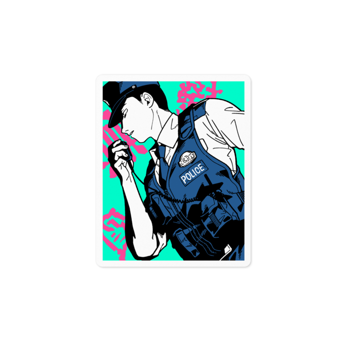 ホワイトステッカー 50 x 63 (mm)