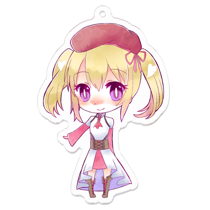 アクリルキーホルダー - 70 x 70 (mm)