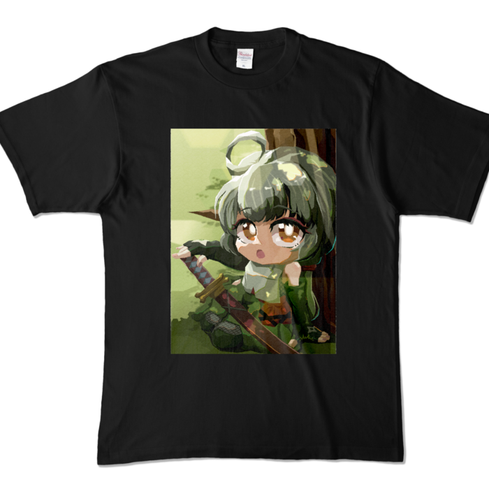 カラーTシャツ - XL - ブラック (濃色)