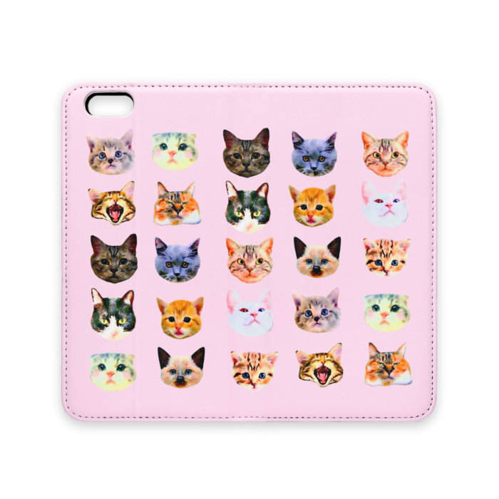 手帳型iPhoneケース(ベルトなし) - iPhone 6 Plus / 6s Plus - ストラップ穴 なし