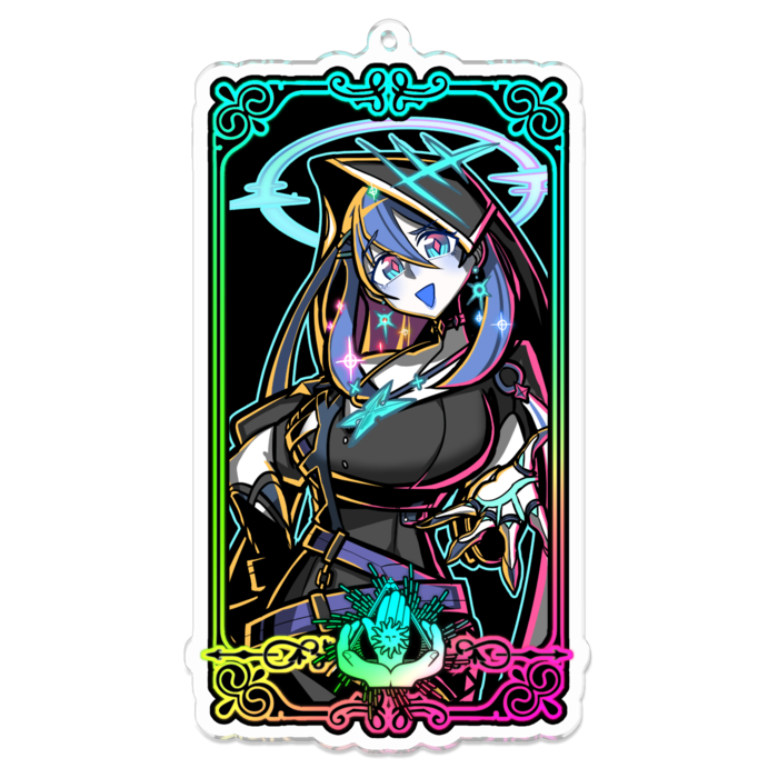 アクリルキーホルダー - 100 x 100 (mm)