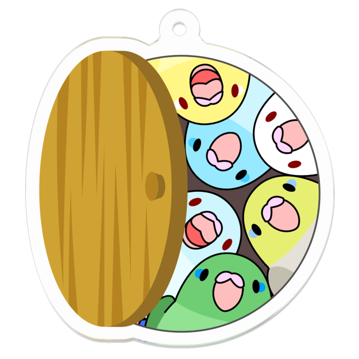 アクリルキーホルダー - 50 x 50 (mm)