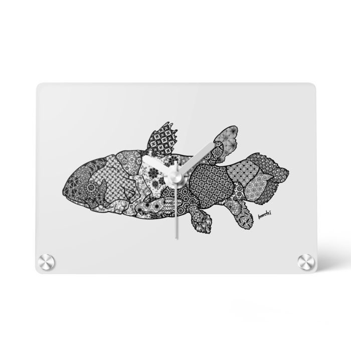 アクリル時計 - 148x100mm