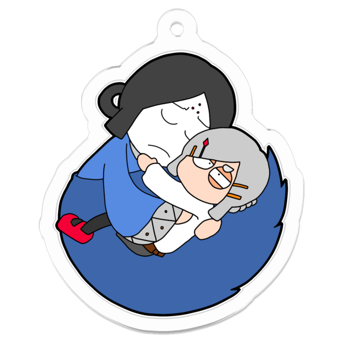 アクリルキーホルダー - 50 x 50 (mm)