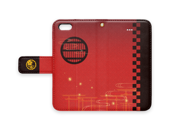 手帳型iPhoneケース - iPhone5 / 5s / SE - ストラップ穴 あり