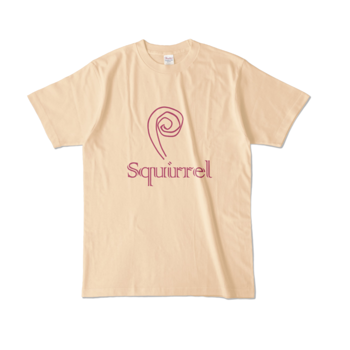 Squirrel Tシャツ - L - ナチュラル (淡色)