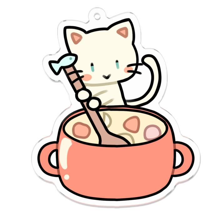 アクリルキーホルダー - 70 x 70 (mm)