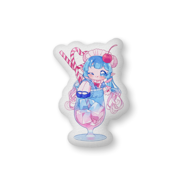 ブルー×ピンク - 中（H56×W36cm） - 片面