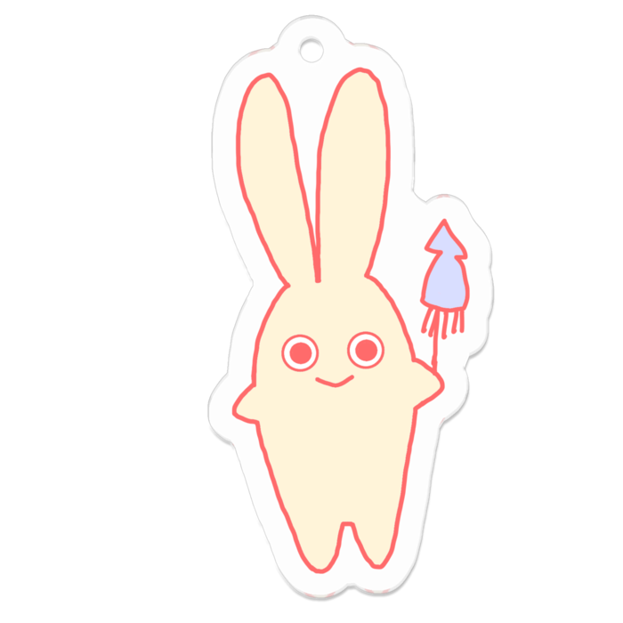 アクリルキーホルダー - 50 x 50 (mm)