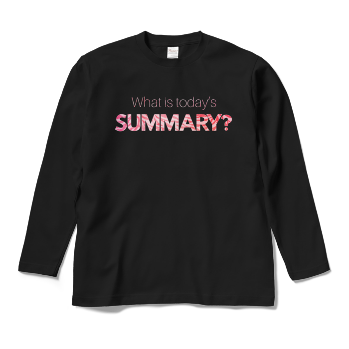 ロングスリーブTシャツ - M - ブラック