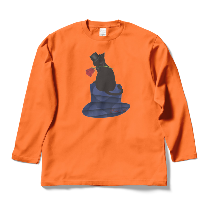 ロングスリーブTシャツ - L - オレンジ
