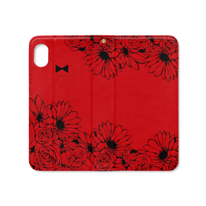 手帳型iPhoneケース（ベルトなし） - iPhone XR - ストラップ穴 あり