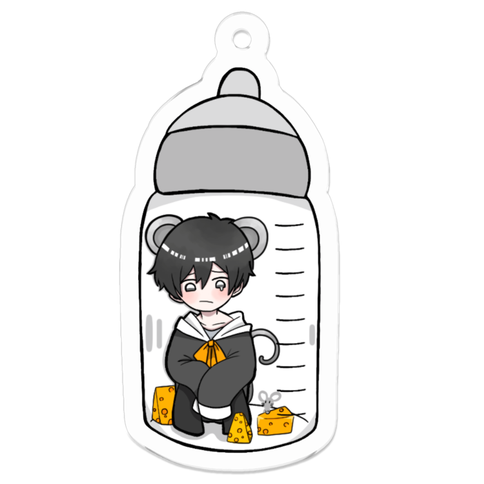 アクリルキーホルダー - 50 x 50 (mm)