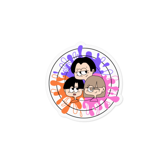 ステッカー - 100 x 100 (mm)