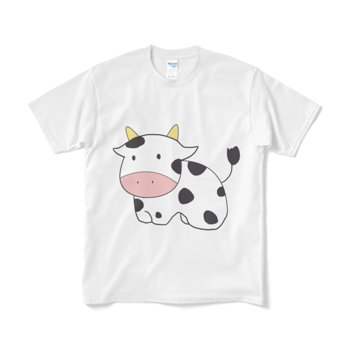 着彩うしTシャツ（短納期） - M - ホワイト(2)