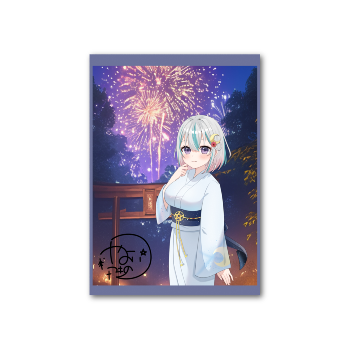 フォト風カード - 縦 - 片面