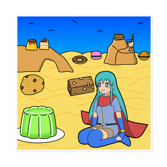ステッカー - 160 x 160 (mm)