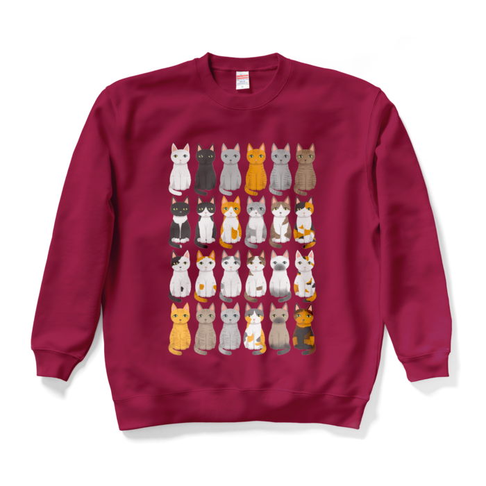 スウェット - XL - バーガンディ