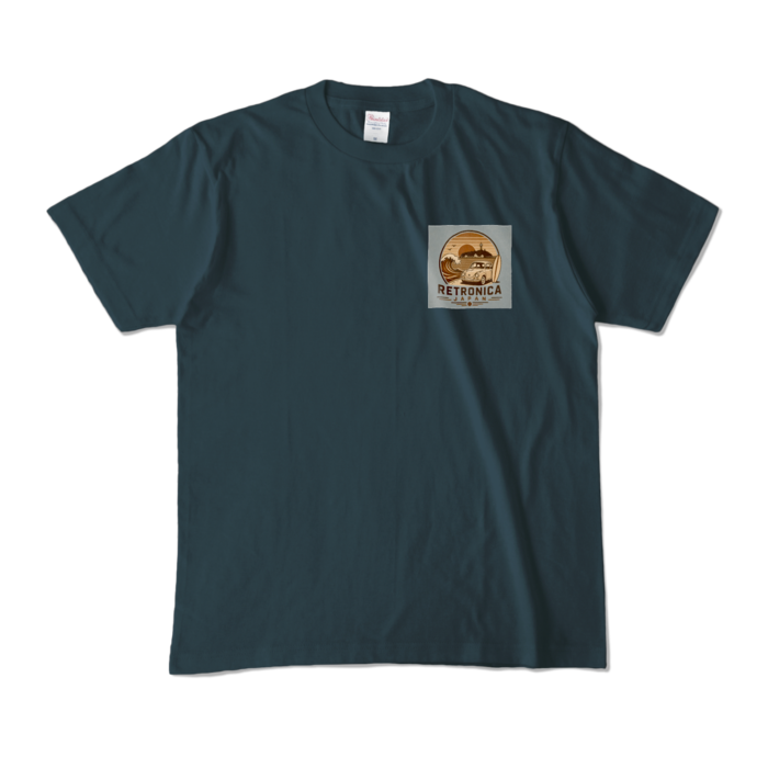 カラーTシャツ - M - デニム (濃色)