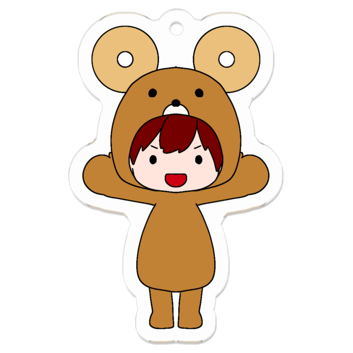 アクリルキーホルダー - 50 x 50 (mm)