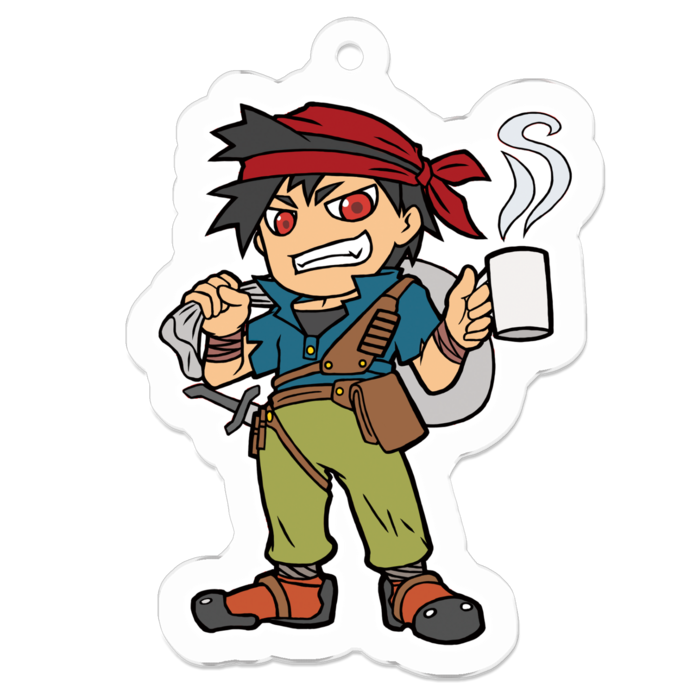 アクリルキーホルダー - 50 x 50 (mm)