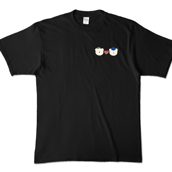 カラーTシャツ - XL - ブラック (濃色)