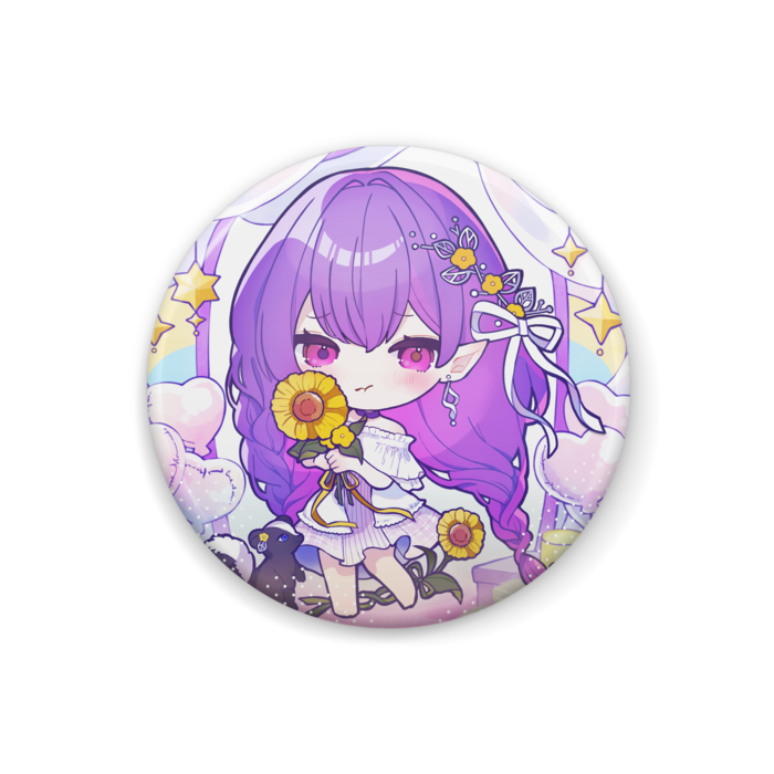 【ぷく顔】缶バッジ - 32mm