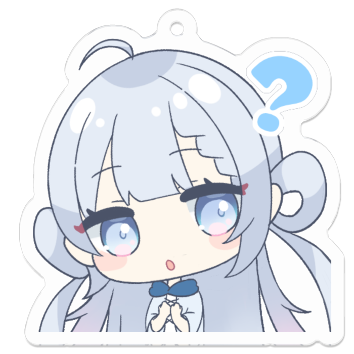 アクリルキーホルダー(びっくり) - 50 x 50 (mm)(1)