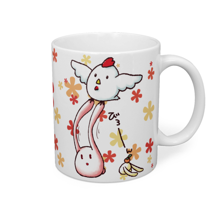 もちうさぎと鶏