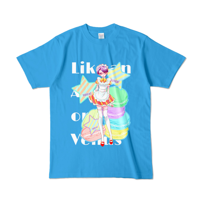 カラーTシャツ - L - ターコイズ (濃色)