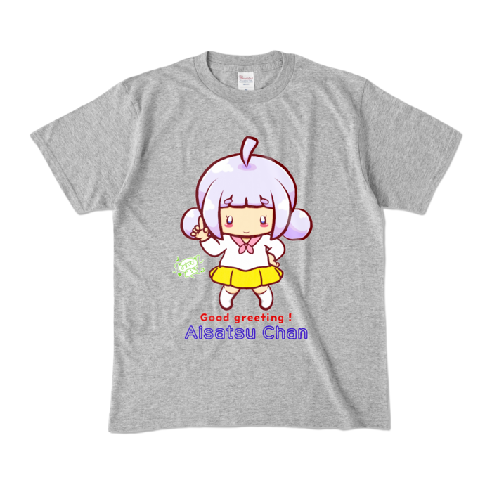 カラーTシャツ - M - 杢グレー (濃色)