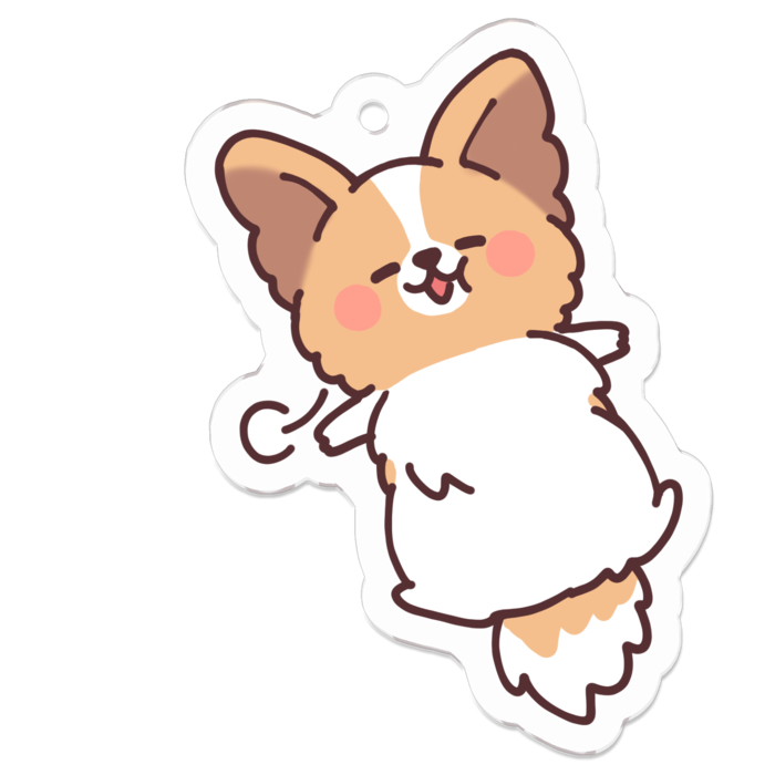 アクリルキーホルダー - 50 x 50 (mm)