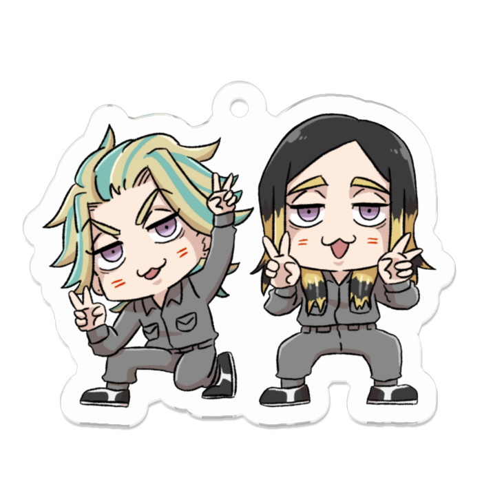 アクリルキーホルダー - 50 x 50 (mm)