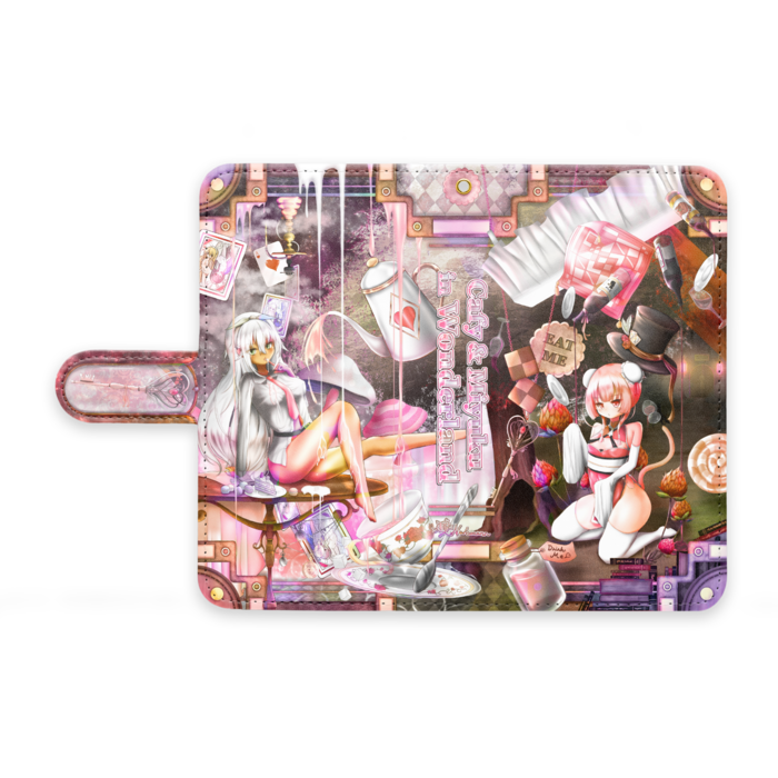 手帳型Androidケース - M - ストラップ穴 あり