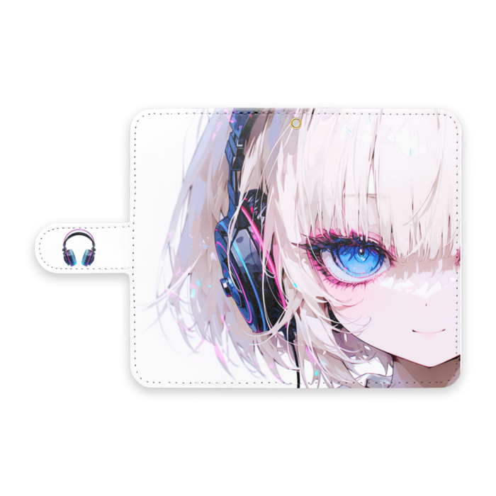 手帳型Androidケース - S - ストラップ穴 あり