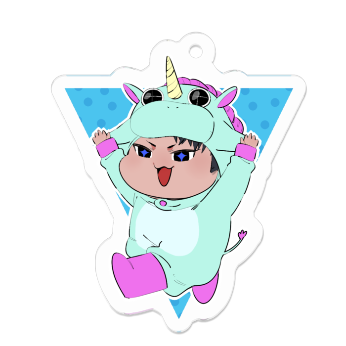 アクリルキーホルダー - 50 x 50 (mm)