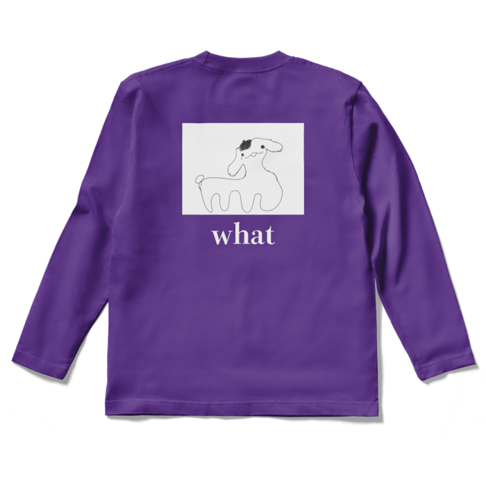 ロングスリーブTシャツ - S - パープル