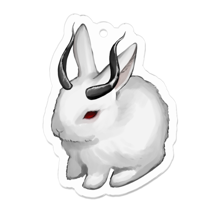 アクリルキーホルダー（コーティング） - 50 x 50 (mm)