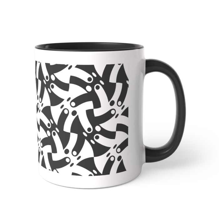 ツートンカラーマグカップ - 直径 8.2cm / 高さ 9.5cm