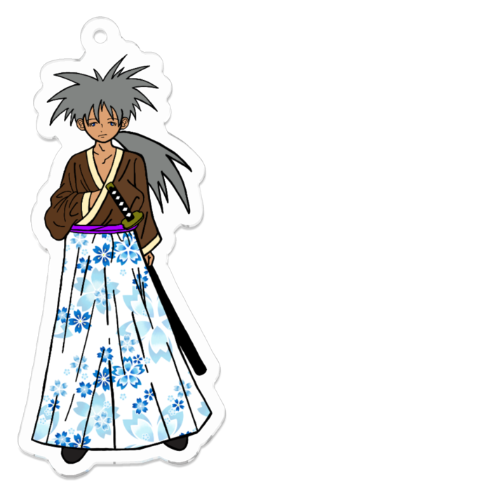 アクリルキーホルダー（コーティング） - 70 x 70 (mm)