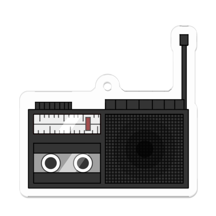 アクリルキーホルダー - 50 x 50 (mm)