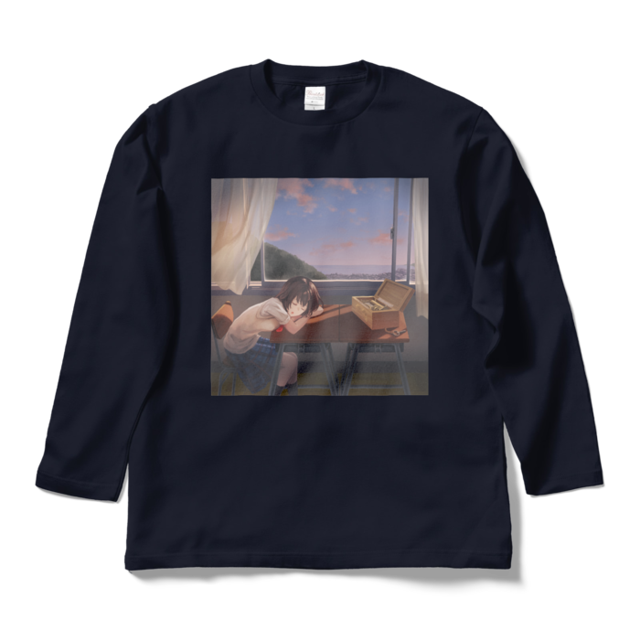 ロングスリーブTシャツ - L - ネイビー