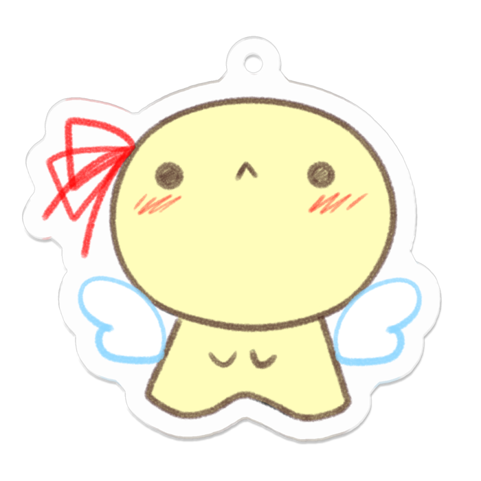 アクリルキーホルダー - 50 x 50 (mm)