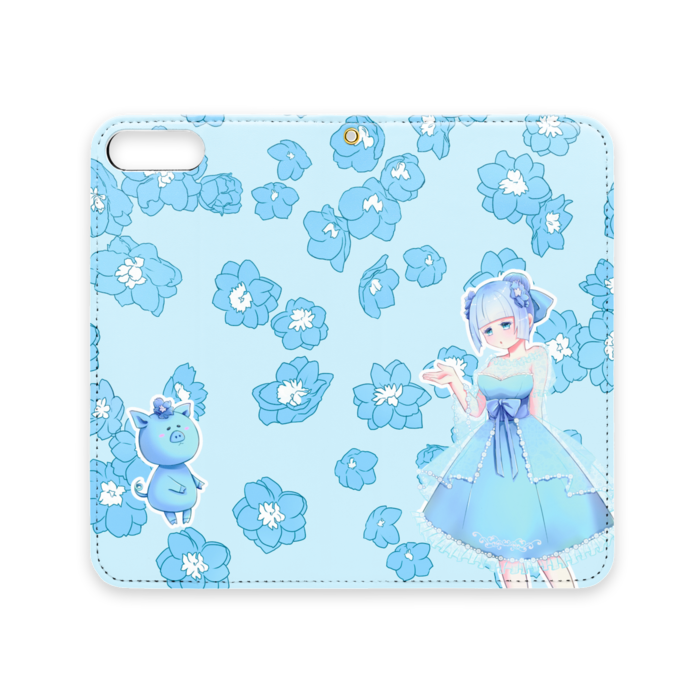 手帳型iPhoneケース(ベルトなし) - iPhone 8 Plus / 7 Plus - ストラップ穴 あり