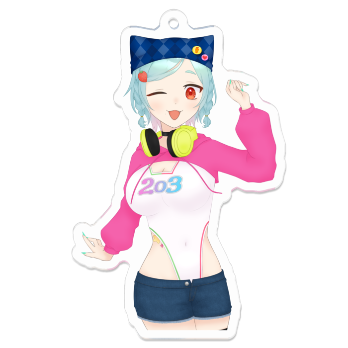アクリルキーホルダー - 70 x 70 (mm)