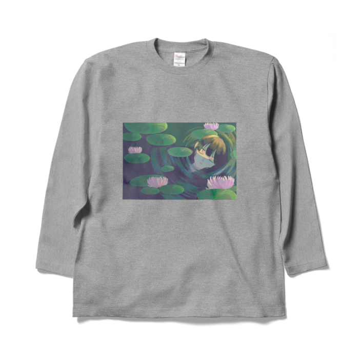 ロングスリーブTシャツ - XL - 杢グレー