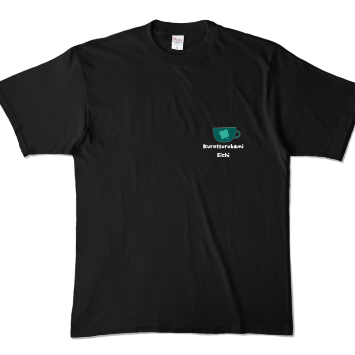 カラーTシャツ - XL - ブラック (濃色)