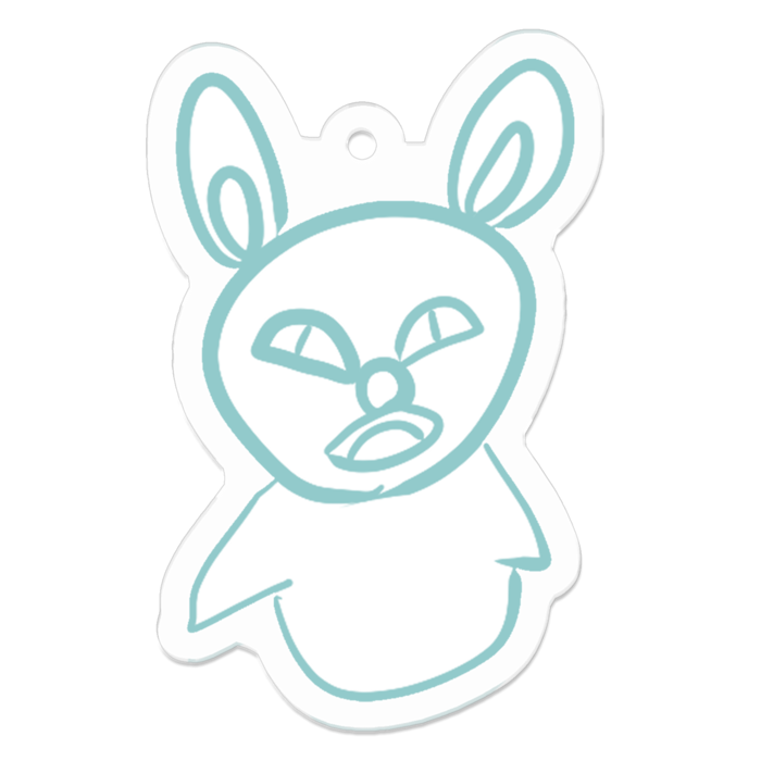 アクリルキーホルダー illust:ぴゅん - 50 x 50 (mm)