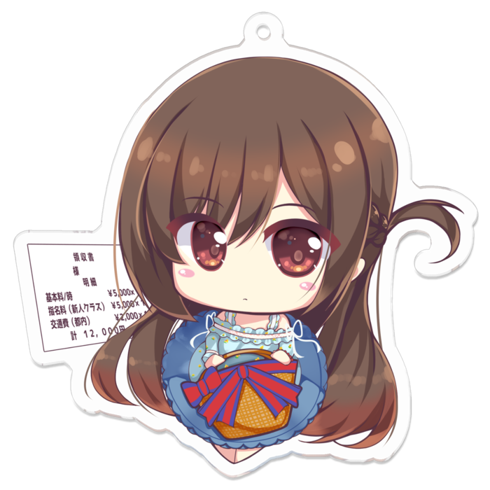 B.ＳＤ水原千鶴　70mm×70mm【アクリルキーホルダー】