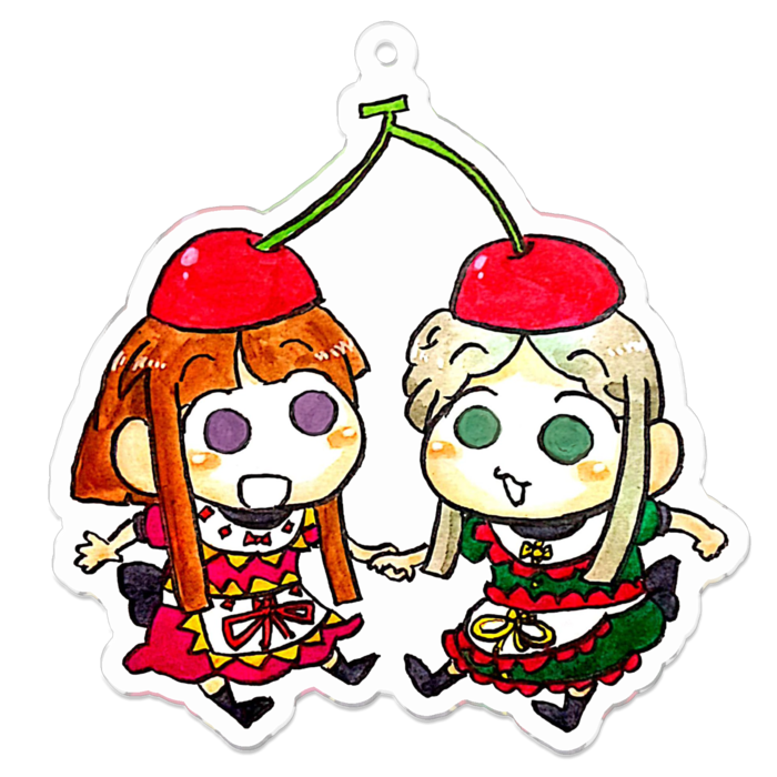 アクリルキーホルダー - 70 x 70 (mm)